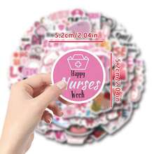 61PCS Nurse Stickers Decals Scrapbook, Journaling, Laptop, Bumper, Skateboard, Water Bottles, Collectibles, Pen Holders, Journals, Computer, Phone Stickers Can Bring A Lot Of Fun To Your Life, The Perfect Gift For Adults - View 3