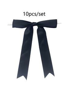 Bộ 20 chiếc nơ ruy băng satin đen, kích thước 3.5x5 inch, dùng để buộc quà, bóng bay, túi đựng bánh, đồ thủ công, quà tặng Valentine, đám cưới, sinh nhật. - đen - Xem 9
