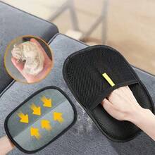 Guantes para desenredar mascotas, guantes de doble cara para eliminar el pelo, adecuados para gatos y perros - Ver 2