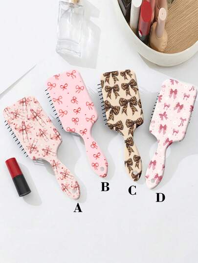 1pc Cute Large Size Straightening Air Cushion Hair Brush, Breathable Fluffy Hair Comb, Suitable For Various Hair Types, Birthday/Holiday Gift For Women