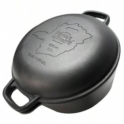 Forno holandês ferro 28x16,5cm 8,2L – Panela Mineira
