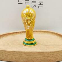 FIFA 电镀大号美国、加拿大和墨西哥世界足球吉祥物钥匙扣，卡通吉祥物吊坠，球迷礼物，桌面摆件，生日礼物，足球派对用品 - 多色 - 查看 5