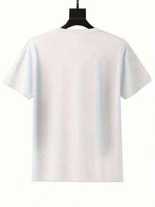 1 pieza de camiseta con estampado de ancla náutica para mujer - Camiseta marítima blanca y azul marino, tela suave y transpirable para playa, navegación, uso diario casual - Regalos para marineras, camisetas para cruceros, ropa náutica, detalle de nudos, camiseta ligera, blusa elegante, para amantes del estilo marinero. Holgada y cómoda. Camisetas casuales cómodas - J210g 100% algodón, todos los diseños están impresos. Unisexo. - Blanco - Ver 2