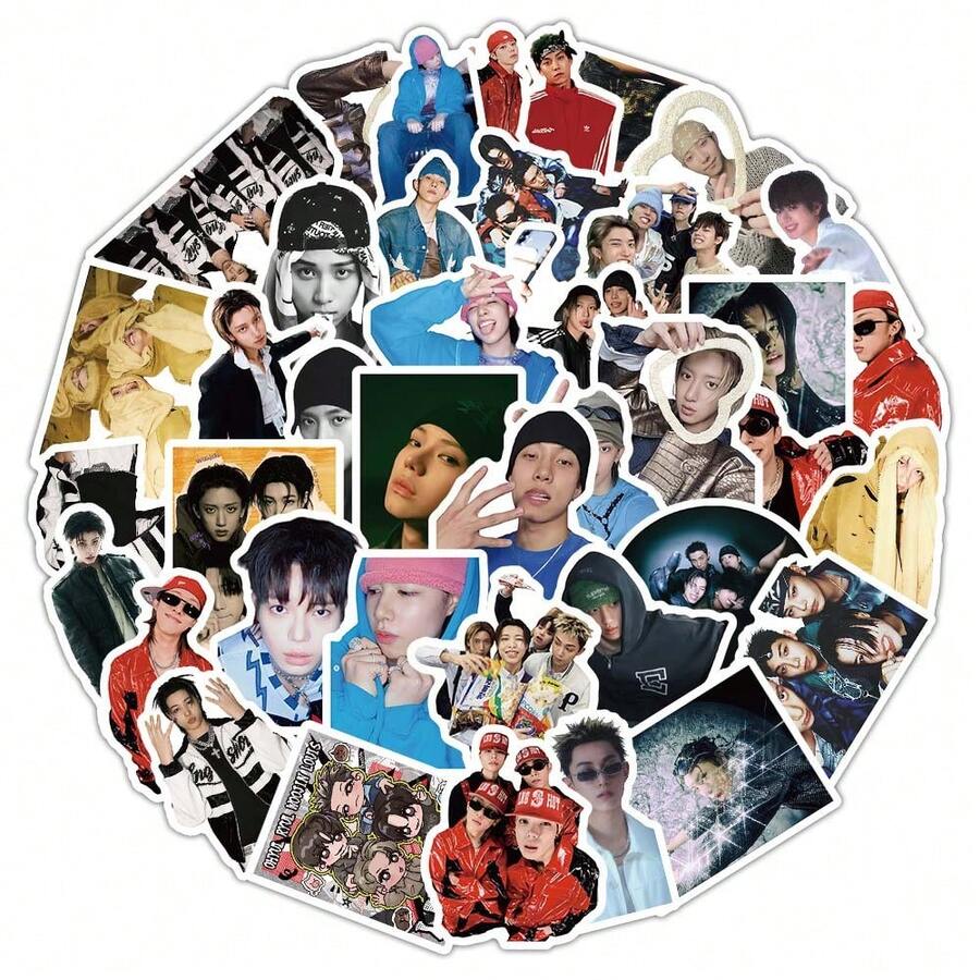 80张LNGSHOT偶像组合禹烈、金烈、善珠、路易小卡，DIY创意明星粉丝周边 - 彩色 - 查看 1