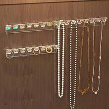 3 piezas Estantería de pared montada - Organizador de coleccionables lindo con estantes de varios niveles, estantería de almacenamiento vertical ahorradora de espacio adecuada para habitación, coleccionistas, instalable (para figuritas, figuras de acción) - transparente - Ver 6