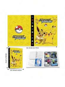 pokemon 4-Pocket Card Collector Box, Card Album, Can Hold Up To 120 Cards Of Various Types - Multicolor - View 7