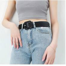 Fashionable Minimalist Men's Pin Buckle Leather Belt, High-End Business Style Versatile Waist Belt - Black - View 2