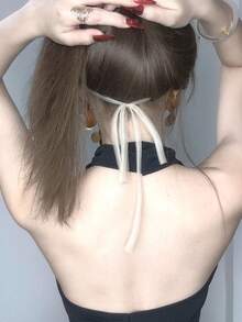 Khăn che mặt cô gái bí ẩn, phụ kiện múa bụng có tua rua - Nhiều màu - Xem 7