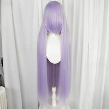 40-Inch Multi-Functional Long Wig, Suitable For Halloween Parties And Cosplay, No Glue Needed, Comfortable And Heat-Resistant Fiber Material, Suitable For Beginners, Natural And Fashionable Style Suitable For Holiday Carnivals And Concerts - Multicolor - View 32