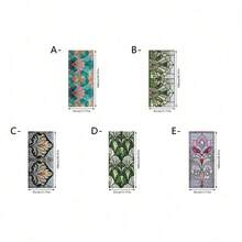 1/5 miếng phim dán cửa sổ họa tiết hình quạt hình học, có thể tái sử dụng, bán trong suốt, dán tĩnh điện, thích hợp cho trang trí phòng tắm, phòng ngủ, văn phòng và nhà bếp. - Nhãn dán kính tĩnh điện - Xem 10