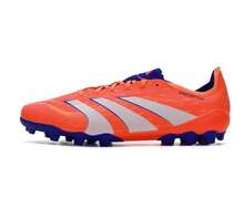 Adidas 男女同款PREDATOR 2G/3G中階AG人草足球鞋 - 橙色/白色/藍色 - 查看 6