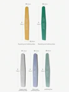 Double-Sided Reusable Nail File Sanding Stick, Nail Shaping Tool For Home Manicure - Multicolor - View 6