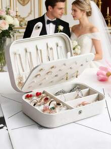 Kotak Perhiasan Nama Bunga Kustom, Kotak Perhiasan Pengiring Pengantin, Kotak Perhiasan Portabel yang Dipersonalisasi, Hadiah Liburan Sempurna, Kotak Anting, Kalung, Gelang, Cincin, Hadiah Istimewa, Hemat Ruang, Multifungsi, Dapat Digunakan Kembali, Hadiah Wisuda, Dapat Disesuaikan, Dekoratif, Dapat Digunakan Kembali - MultiWarna - View 5