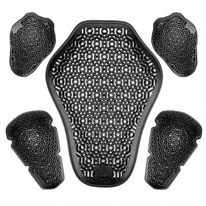 1 Piece Of Orange Protective Gear With Built-In Anti Fall And Shock-Absorbing Protection For Outdoor Sports Off-Road Motorcycle Riding Back Protection For Riders Knee And Elbow Protection For Riders Essential Rider Gift