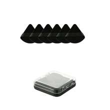 6-Piece Bubble Powder Set With Travel Storage Box, Triangular Bubble Powder Beauty Tool For Loose Powder - Multicolor - View 7