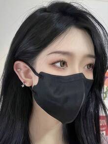 50/10pcs High Quality Adult Disposable 5D 3D KN95 Protective Face Mask, 4-Layer Design, Unisex - Multicolor - View 1