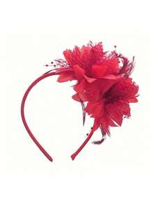 1 chiếc mũ chóp cao cấp kiểu Kentucky Derby dành cho nữ, mũ dự tiệc trà, mũ cưới, kẹp tóc lưới. - Nhiều màu - Xem 14