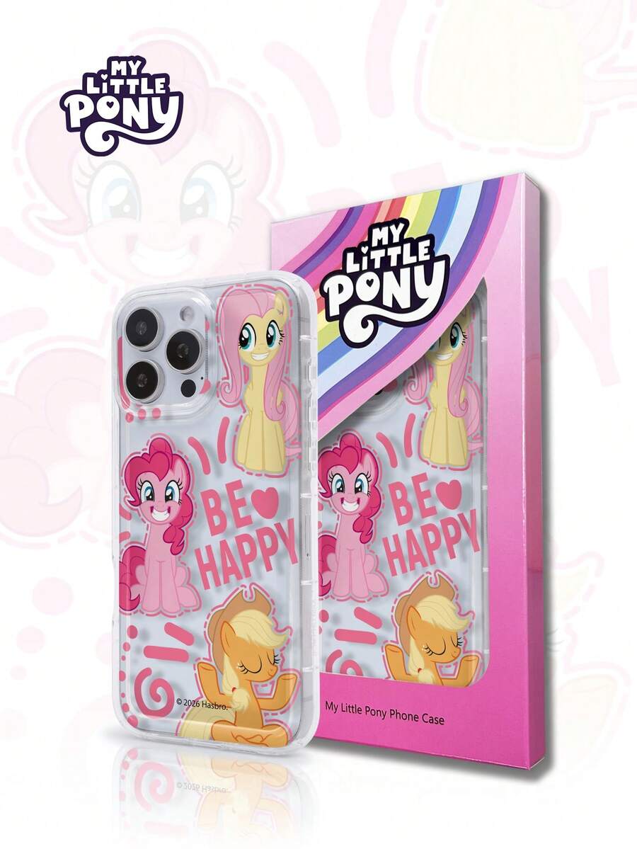 Hasbro MY LITTLE PONY Ốp điện thoại hoạt hình nữ tính chính hãng, trong suốt, tương thích với Apple iPhone 17, 17 Air, 17 Pro, 17 Pro Max, 11, 12, 13, 14, 15, 16 Pro, 16 Pro Max, 14 Plus, 15 Plus, 16 Plus, 15 Pro Max, 16 Pro, 16 Pro Max, XR, XS Max - Trong suốt 6 - Xem 1