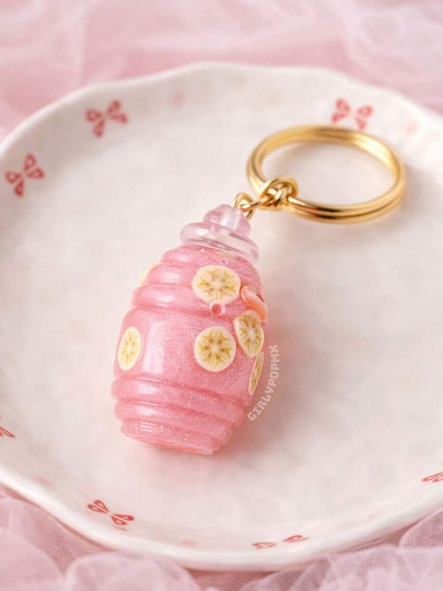 Keyrings & Keychains - Pink - View 1