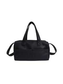 Women's Casual Versatile Commuter Shoulder Bag - Black - View 9
