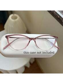 一副复古红色猫眼框眼镜，女士小镜框，透明镜片，时尚别致，Y2K风格，无度数，休闲正装皆宜，配饰，独特设计，高品质 - 彩色 - 查看 16