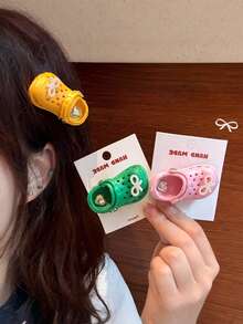 Girls' Hollow Hair Clips, Suitable For Daily Headwear Decoration, Party, School Events, Back To School Gifts, Birthday Gifts, Mother's Day Gifts - Multicolor - View 3