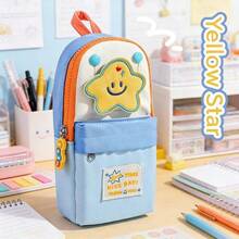 Estuche de lápices con capacidad grande en forma de mochila estrella para estudiantes - Estilo 1 - Ver 14
