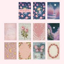 have a good day Giấy scrapbooking phong cách Châu Âu chủ đề mộng mơ, giấy trang trí tự làm không dính, quà tặng ngày lễ, vật liệu cắt dán thủ công, đồ dùng văn phòng phẩm sáng tạo cho sổ lưu niệm cá nhân hóa, trường học. - Kiểu 3 - Xem 18