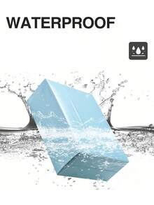 Bộ 50/10 túi quà dày dặn, chống thấm nước, màu trơn, kiểu dáng tối giản và đa năng, phù hợp cho trường học, văn phòng, mùa tựu trường, sinh nhật nam giới, ngày Valentine, quà Giáng sinh, túi quà số lượng lớn, túi quà màu xanh dương. - xanh nhạt - Xem 4