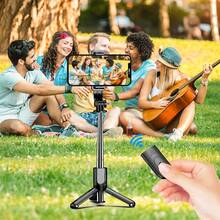 Gậy selfie mini, Gậy selfie cầm tay, Gậy selfie, Gậy selfie có thể thu gọn, Gậy selfie Bluetooth, Gậy selfie chạy bằng pin - Một cỡ - Xem 5