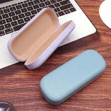 Estuche de gafas minimalista y de moda, a prueba de polvo, a prueba de agua y a prueba de golpes, adecuado para estudiantes, trabajadores de oficina y personas mayores, portátil para uso escolar, doméstico, laboral y al aire libre - Multicolor - Ver 3