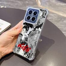 Creative Ultra-Thin New Black And White Comic Style Vagabonds Character Portrait Phone Case Suitable For Xiaomi Mi 15 Ultra, 13, 12 T, Poco X7, X5, X3 NFC F4 Pro 5G With Anti-Drop Transparent Soft Back Cover - Mixed Colors - View 3