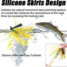 1 Piece / 3 Pieces / 5 Pieces Freshwater Artificial Bait Set - -Proof, Bottom-Avoiding Protection, Fake Bait For Swimming - Luria Swimming Fake Bait, Rotating Fishing Bait, Fishing Accessories - Multicolor - View 5