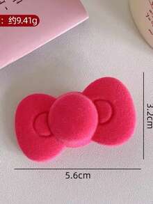 2pcs Elegant Pink Bow Hair Clips, Cute Sweet Bow Design Hair Clips, Women's Daily Hair Accessories, Hairpin - Multicolor - View 14