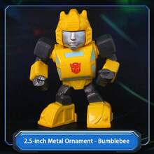 Simba Jada Toys 变形金刚官方授权擎天柱、威震天、擎天圣、大黄蜂 2.5 英寸合金模型展示收藏品 - 彩色 - 查看 14