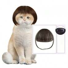 Pet Cat Wig With Bangs - Multicolor - View 5