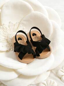 0-18 Months Infant Girls/Boys Summer Sandals, Quality Neutral Toddler Outdoor Beach Shoes, Infant White Sandals - Black - View 5