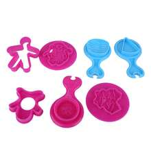 Juego de 41 herramientas para amasar, colores vivos y formas variadas, kit de herramientas de plástico para amasar para niños. - A - Ver 4