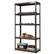 Heavy Duty Garage Storage 5 Tiers Organizer Metal Shelving Shelf 110 X45 X180cm - As Pic - View 5