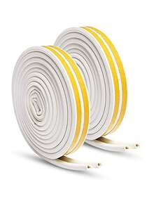 5m Self-Adhesive Door & Window Sealing Strip, Glass Window Shock-Proof Rubber Seal, Foam Soundproof Strip - Multicolor - View 5
