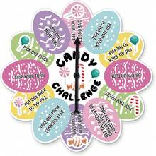 Marspark Easter Games Carnival Games 10.6'' Lucky Egg Spinner Candy Challenge Easter Party Favors For School Classroom Family Spring Festival Birthday Party Egg Hunt Activities - Trứng - Xem 1
