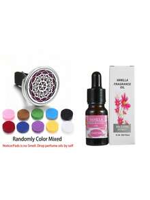 1 Set, Difusor de Coche Colgante, Difusor de Aceite Fragante de Clip para Coche, Ambientador de Rejilla de Ventilación de Coche, Incluye 10 Almohadillas de Aroma Mixtas, Nuevo Modelo, Regalo, Difusor de Coche + Set de Aceites Esenciales, Regalo de Cumpleaños/Graduación - Multicolor - Ver 23