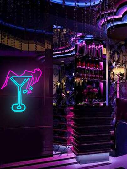 1PC Sexy Beauty Party LED Neon Sign Wall Hanging Decor, Dimmable Brightness Switch, USB Powered, Perfect For Bar, Party, Night Club, Man Cave, Hotel Bar, Bedroom & Room Decoration, Ideal Birthday & Festival Gift