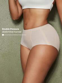 Women's Shaping Panties With Removable Butt Pads, Seamless Design For Lifting And Enhancing Buttocks, Creating A Perfect Figure - Apricot - View 4