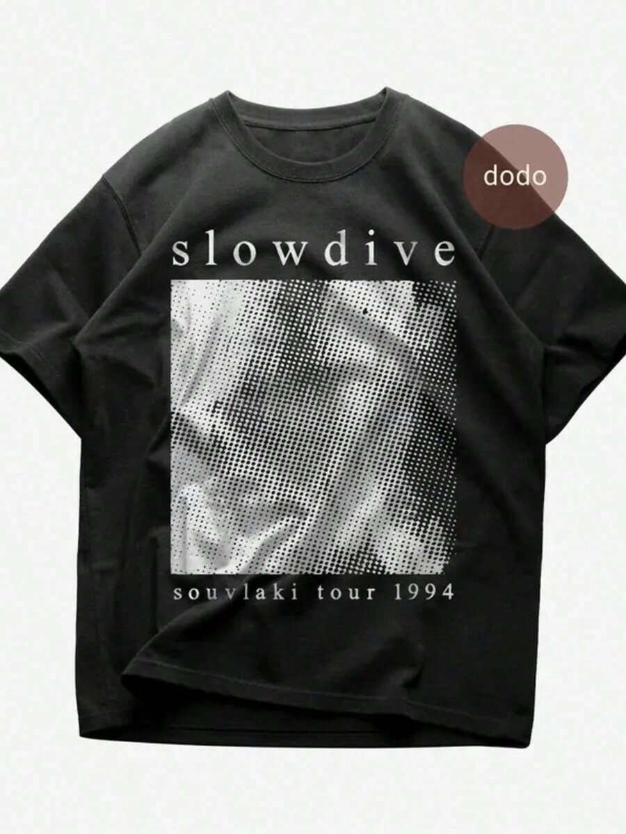 Summer Outfits For WomenSUICIDEBOY SHIRT, Suicideboy, Casual Cotton Round Neck Short Sleeve T-Shirt For Women With Bold Skeleton Graphic Print And Regular Hemsummer Outfits For Womensummer Outfits For Women,Summer Tops - 黑色 8 - 查看 1