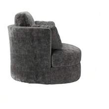 Chenille Sofa - Grey - View 8