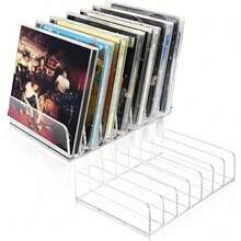 Clear Acrylic CD Storage Rack, CD Display Stand Holds Up To 14 Standard CD Cases, For Media Rack Storage And Organization - Clear - View 3