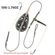 FTK Carp Bait 30-100g Fish Cage To Send 2 Rope Hooks High Carbon Steel Metal Feeder Sinker Artificial Bait Accessories - Multicolor - View 13