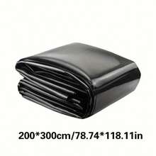 PALUDO PVC防水池塘衬垫，耐用黑色柔软结实预制池塘衬垫，适用于鱼塘、瀑布、花园喷泉、庭院瀑布 - 1件防漏膜 - 查看 14