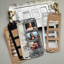 1 buah Cetakan Pemotong Berbentuk Pita Vintage, Cocok untuk Scrapbooking dan Kerajinan Tangan, Templat Embossing DIY, Alat Pembuatan Kartu Buatan Tangan dan Kartu Hadiah - A - View 4